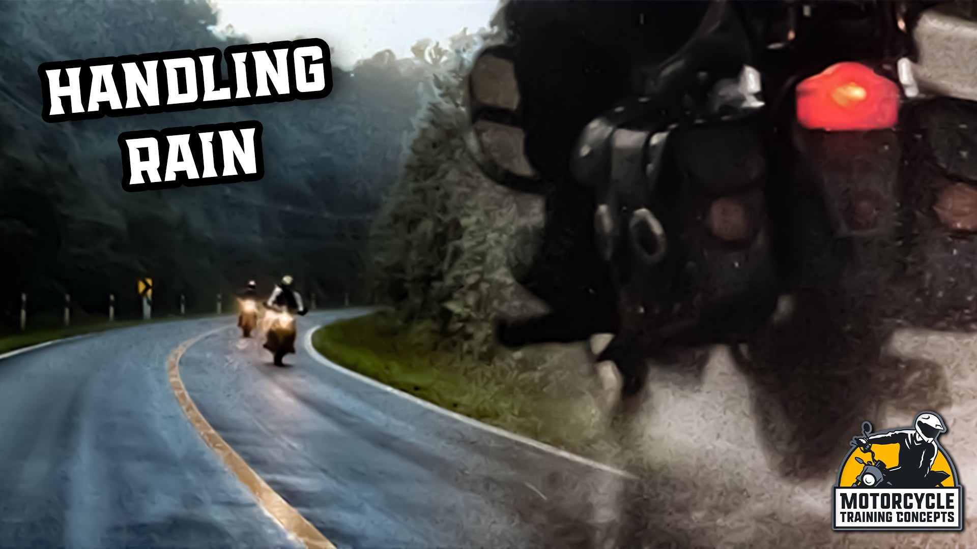 How To Ride in the Rain For The First Time Motorcycle Training Concepts
